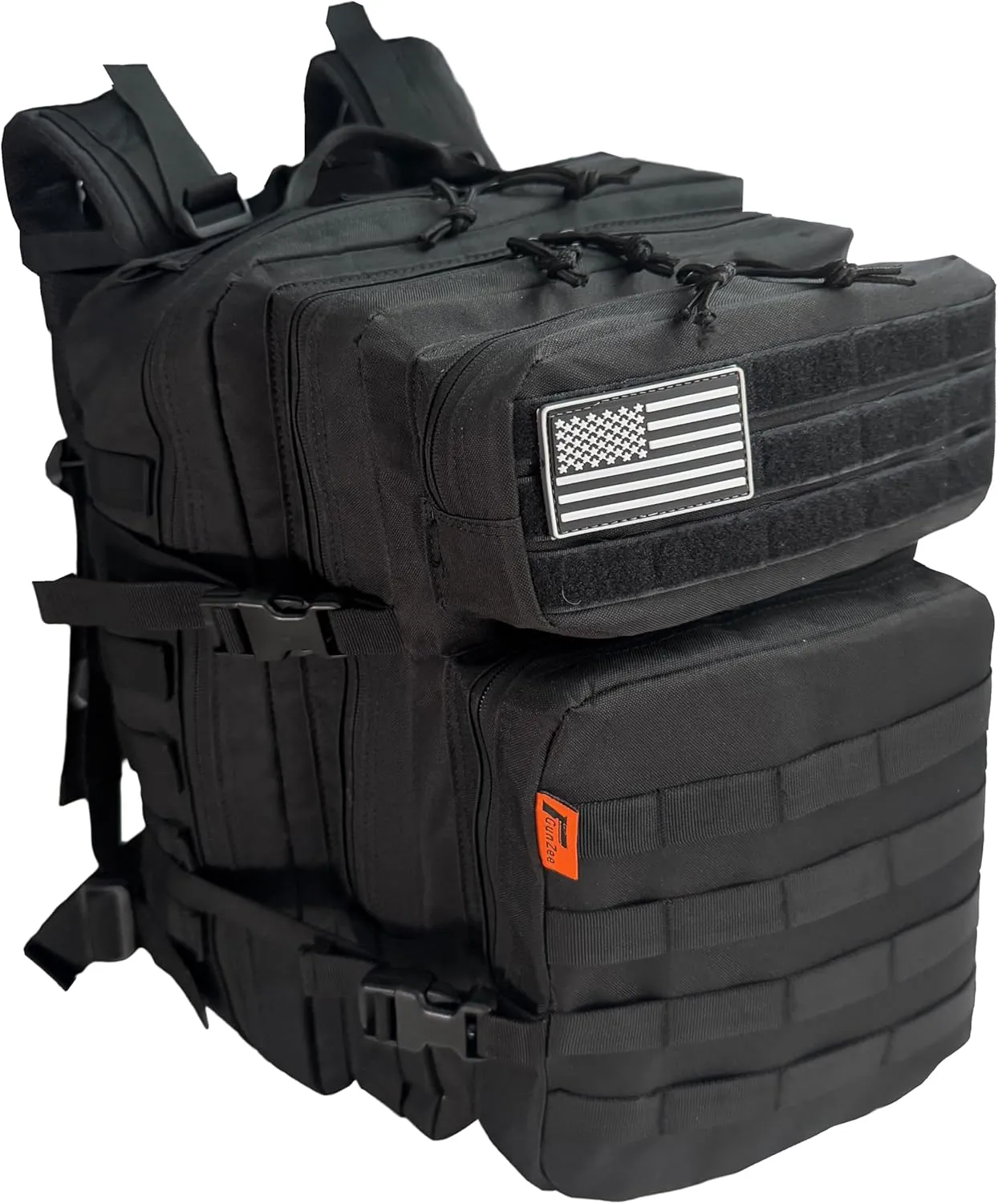 GunZee Military Tactical Backpack, 40L - Large 3-Day MOLLE Assault Pack for Men, Large Backpack for Travel, Work, Hiking, Camping, Outdoor Adventures, Laptop and Bug Out Bag