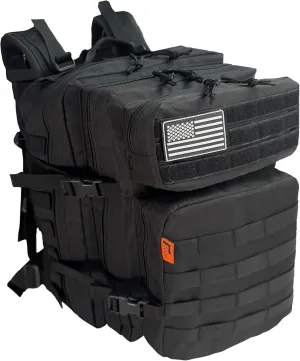 GunZee Military Tactical Backpack, 40L - Large 3-Day MOLLE Assault Pack for Men, Large Backpack for Travel, Work, Hiking, Camping, Outdoor Adventures, Laptop and Bug Out Bag