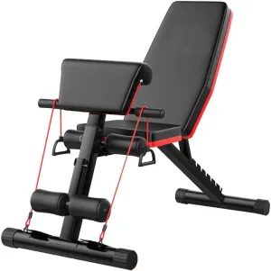 Gym Bench Adjustable Weight Bench Press Foldable Workout Fitness Utility Incline Sit Up Exercise Strength Training Multi-Purpose Benchfor Home Gym
