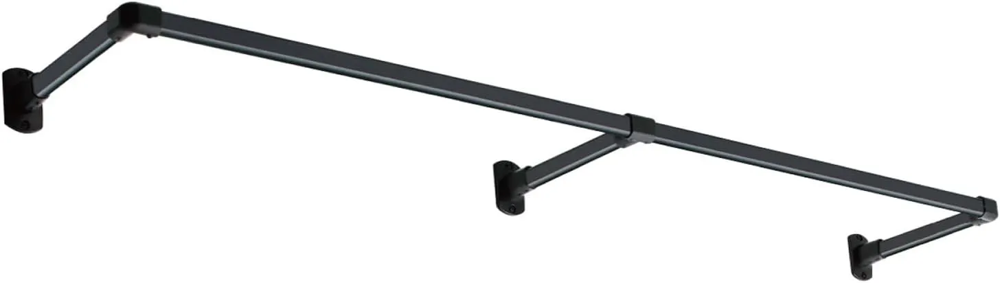 H-1 Hanging Bar with Front, C-Type Set, Black, W 70.1 x D 9.8 inches (1780 x 250 mm)