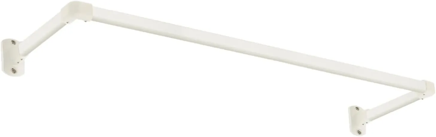 H-1 Hanging Bar with Front, C-Type Set, White, W35.4 x D9.8 inches (900 x 250 mm)