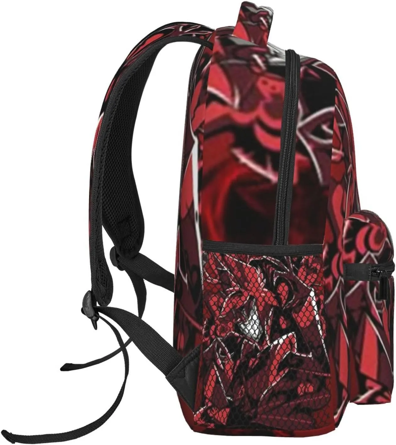 H-azbin Casual Student Backpack With Adjustable Shoulder Straps And Cushioned Back For Comfort Black