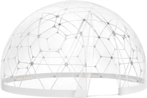 Happybuy Garden Dome Igloo Tent House, 12 FT Dome Tent, Upgraded with PVC Transparent Cover and Window, Waterproof Outdoor Geodesic Camping Shelter for Patio, Backyard, Party and Dining