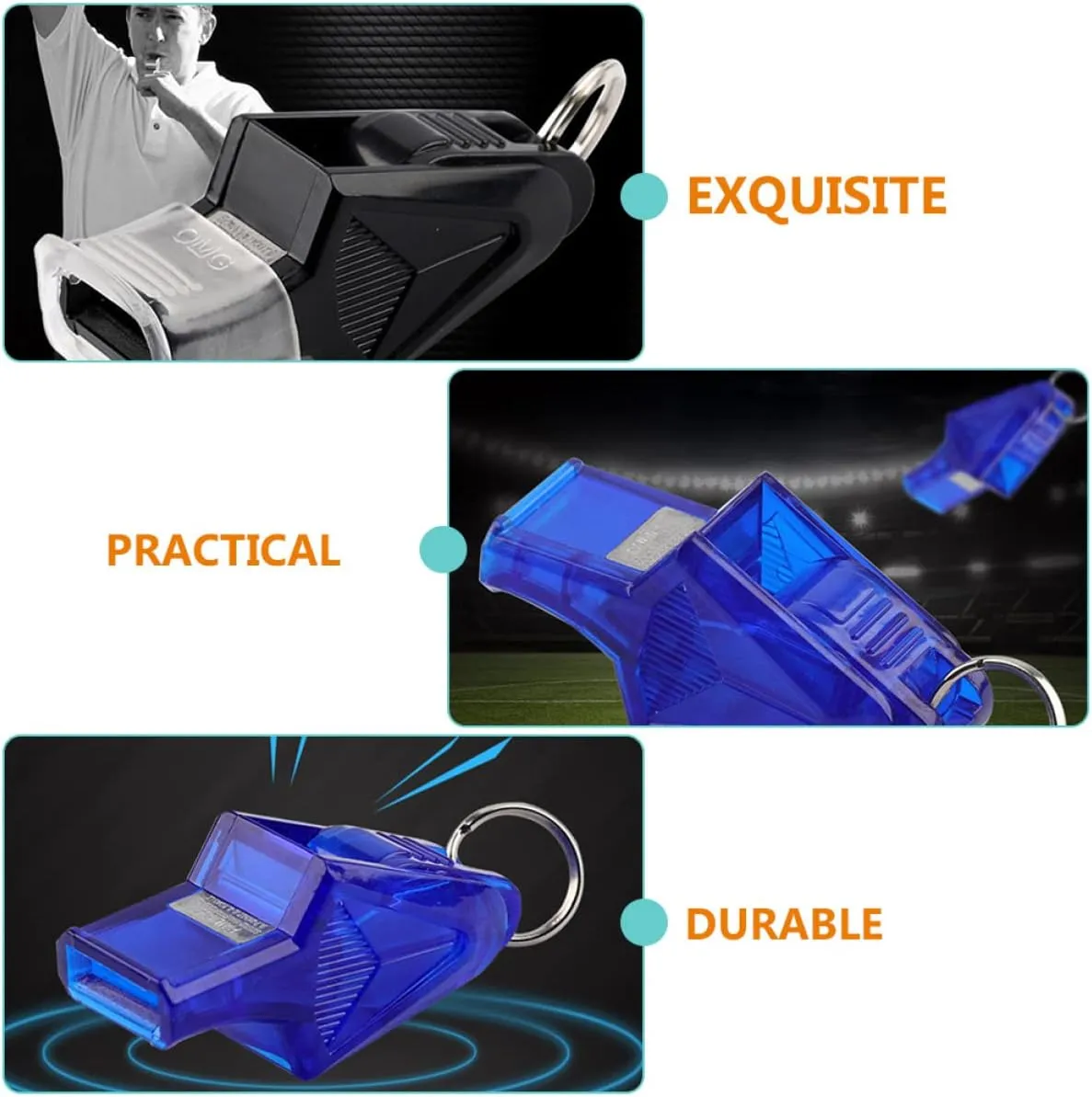 Happyyami 2 Sets Whistle Dolphin Abs Rope