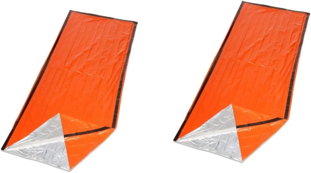 Happyyami 2pcs Pad Sleeping Bag Reflective Insulation Blanket