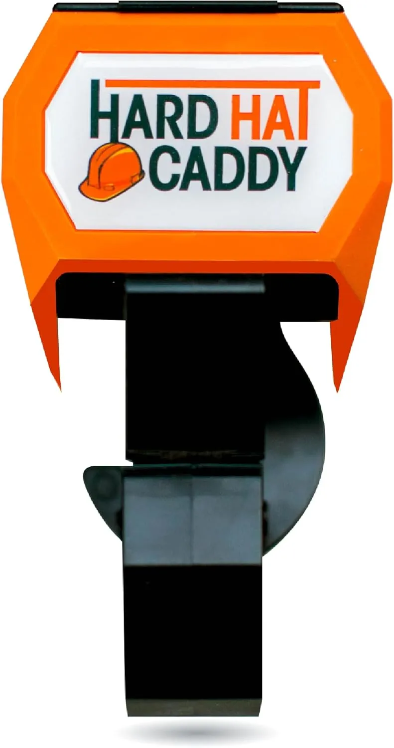 Hard Hat Caddy, All-in-One PPE Organizer with Magnetic Backing, Belt Clip, & Hook, Compatible with All Safety Gear Brands, Ideal for Construction, Utility, Line Workers & Miners