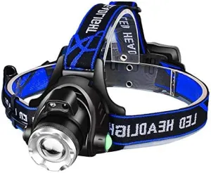 headlamp 15000LM LED Headlamp Body Motion Sensor T6/L2/V6 Zoomable Led Head lamp Flashlight Torch Headlight with Red Indicator Light