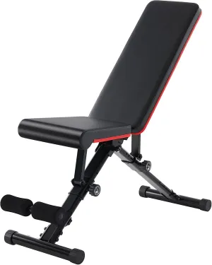 Heavy Duty Adjustable and Foldable Utility Weight Bench