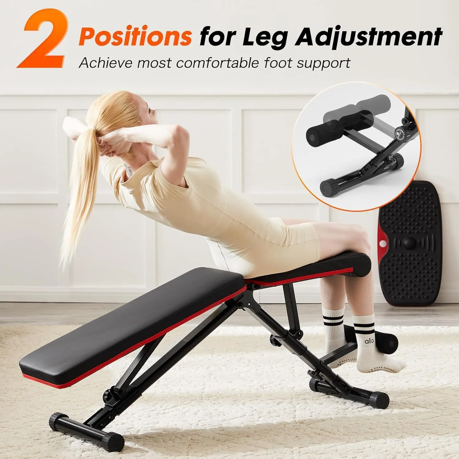 Heavy Duty Adjustable and Foldable Utility Weight Bench