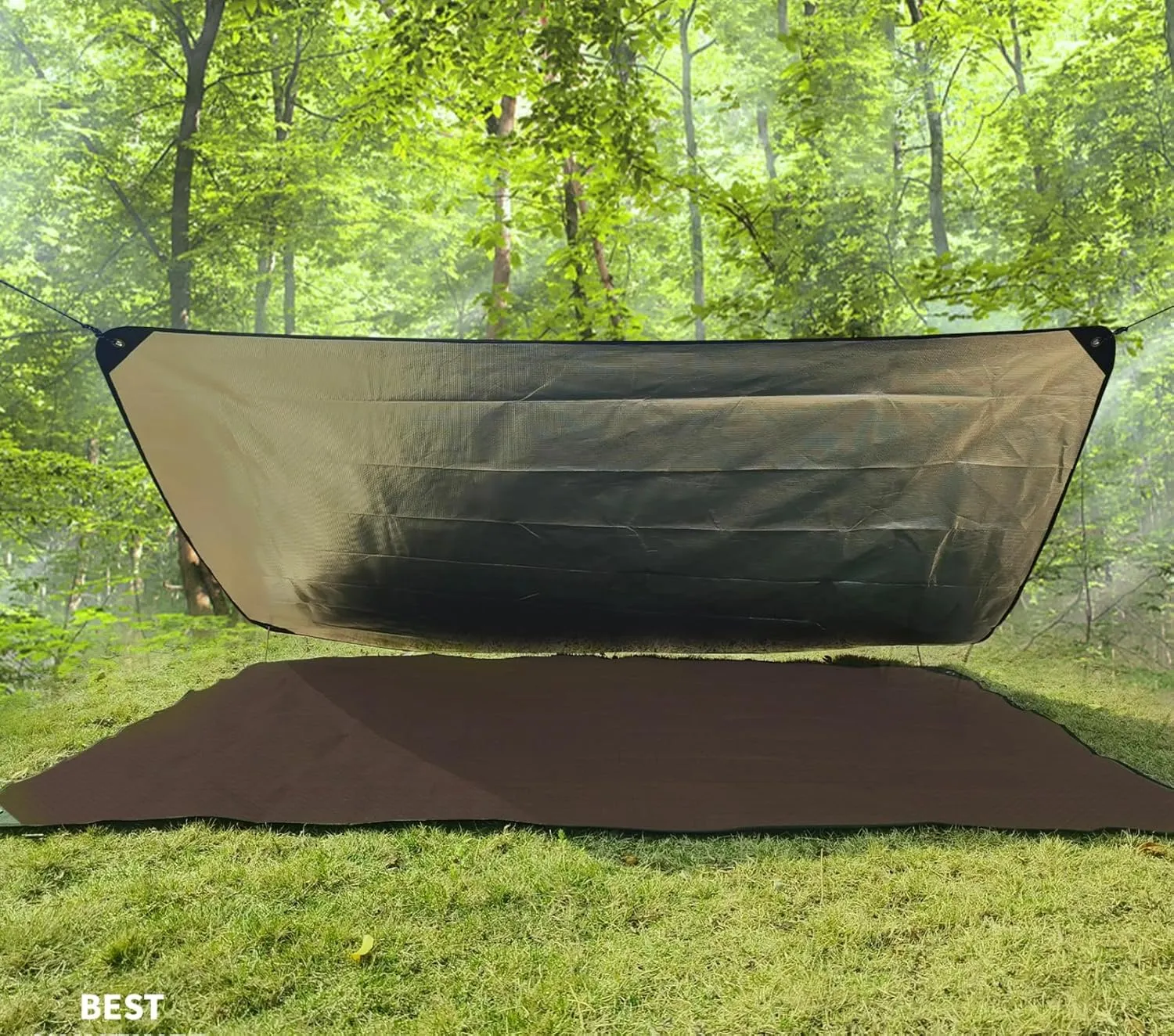 Heavy Duty Survival Blanket -Multifunctional Reflective Tarp Thermal Blanket - 60" x 83" Waterproof Sandproof for Camping Hiking Outdoors Multifunctional Emergency Blanket…