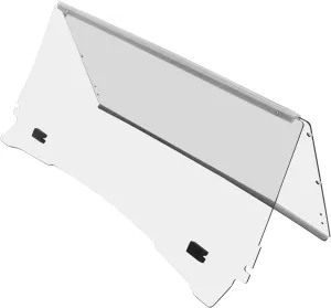 HECASA Foldable Clear Windshield Compatible with 1994-2014 EZGO TXT & Medalist or EZGO TXT & Medalist Models Gas/Electric Golf Cart