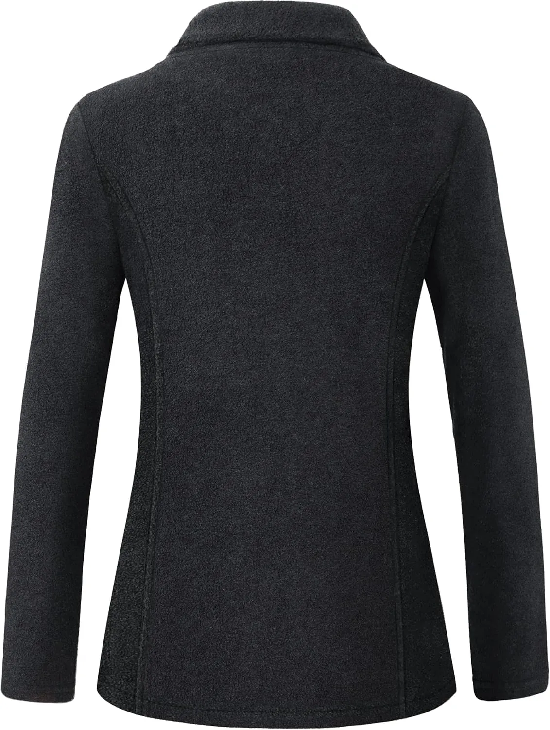 Hibelle Women's Outdoor Full-Zip Thermal Fleece Jacket with Pockets
