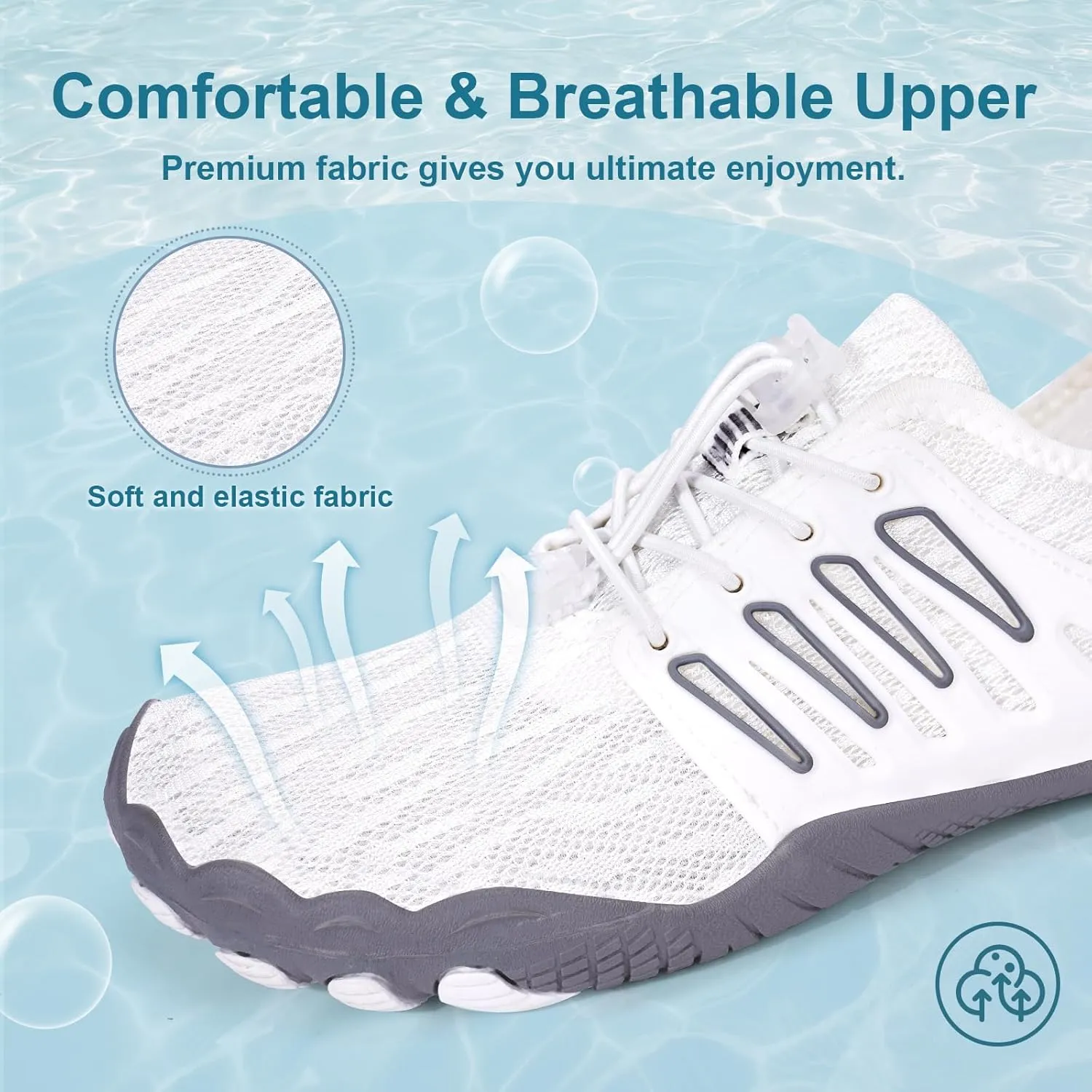 Hike Barefoot Water Shoes for Women Men Footwear, Quick Dry Wide Toe Box Pro Beach Swim Athletic Sports Shoes, Non-Slip Lightweight Aqua Shoe for Pool Hiking Walking Kayaking Diving Surfing