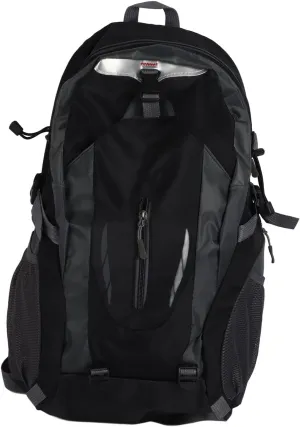 Hiking Backpack, 40L Waterproof Nylon Backpack, Lightweight and Hackable Day pack for Hiking, Camping, Travel (Black)
