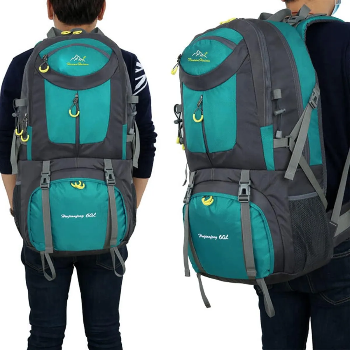 Hiking Backpack 60L Climbing Camping Backpack Large Rucksack for Trekking Travel Outdoor Sport
