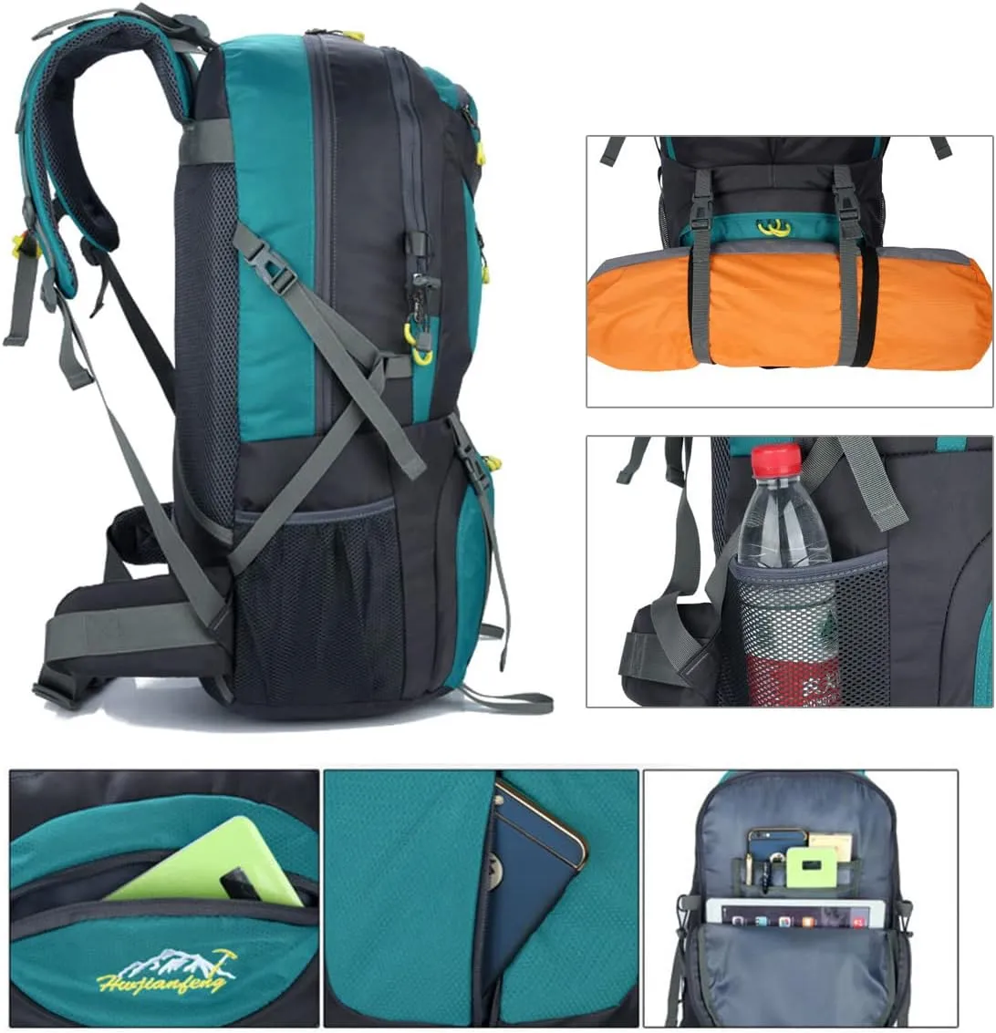 Hiking Backpack 60L Climbing Camping Backpack Large Rucksack for Trekking Travel Outdoor Sport