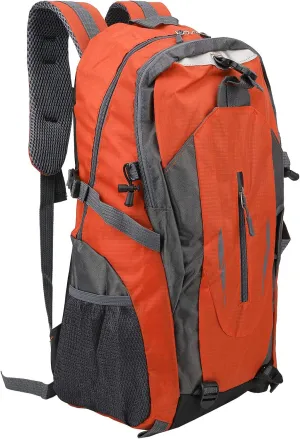 Hiking Backpack,Camping Backpack 40L Hiking Daypack for Outdoor Sports Climbing Camping Hiking (Orange)