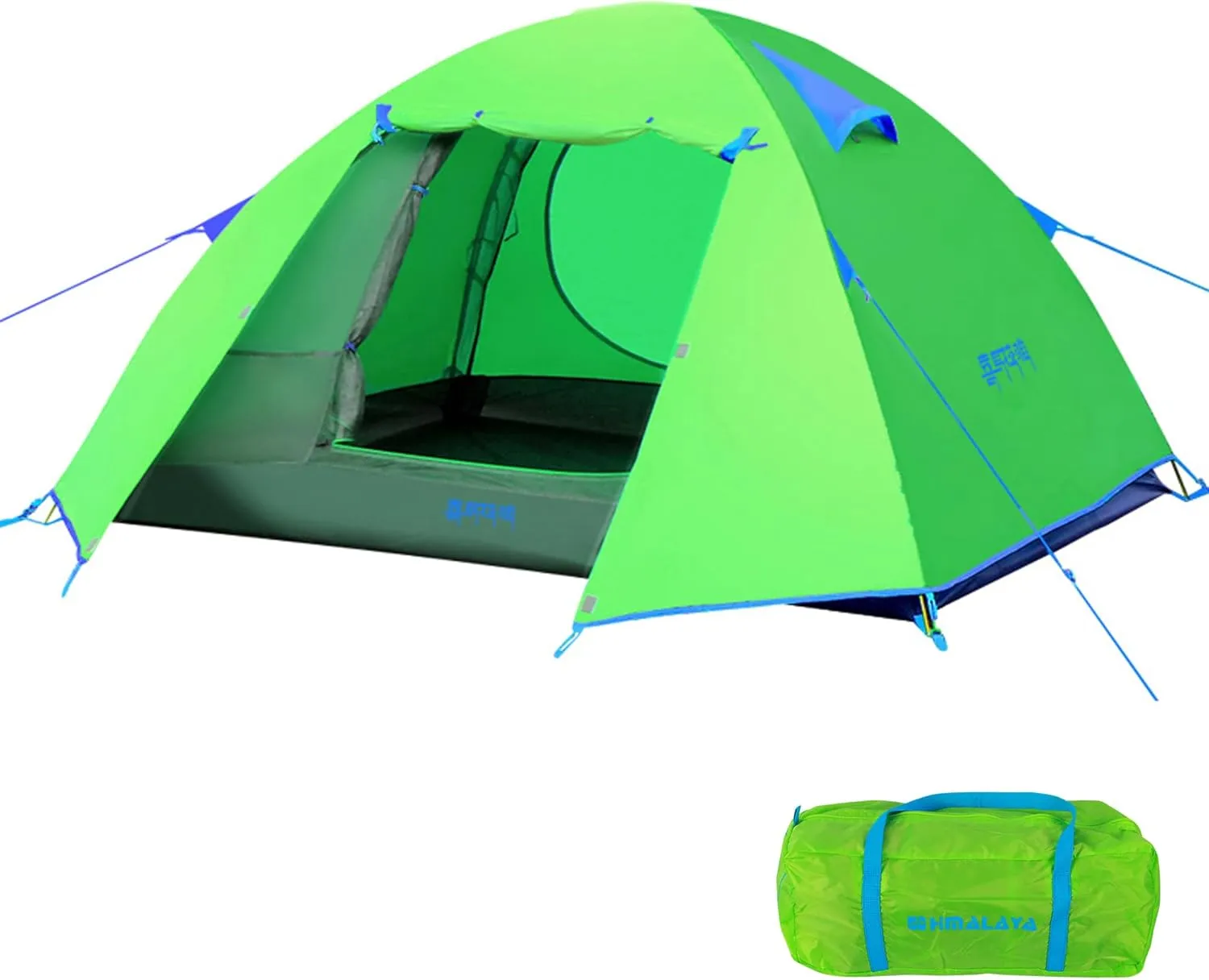 Himalaya 3 Person Camping Tent, Backpacking Tent Waterproof Windproof Lightweight Portable Easy Setup Double Layer for Outdoor Camping Hiking Mountaineering Travel