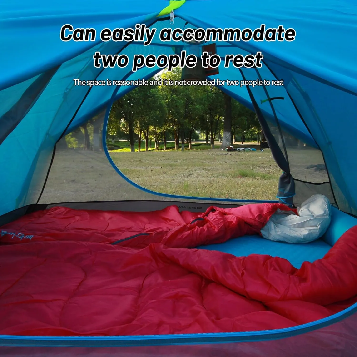 Himalaya 3 Person Camping Tent, Backpacking Tent Waterproof Windproof Lightweight Portable Easy Setup Double Layer for Outdoor Camping Hiking Mountaineering Travel