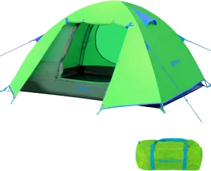 Himalaya 3 Person Camping Tent, Backpacking Tent Waterproof Windproof Lightweight Portable Easy Setup Double Layer for Outdoor Camping Hiking Mountaineering Travel