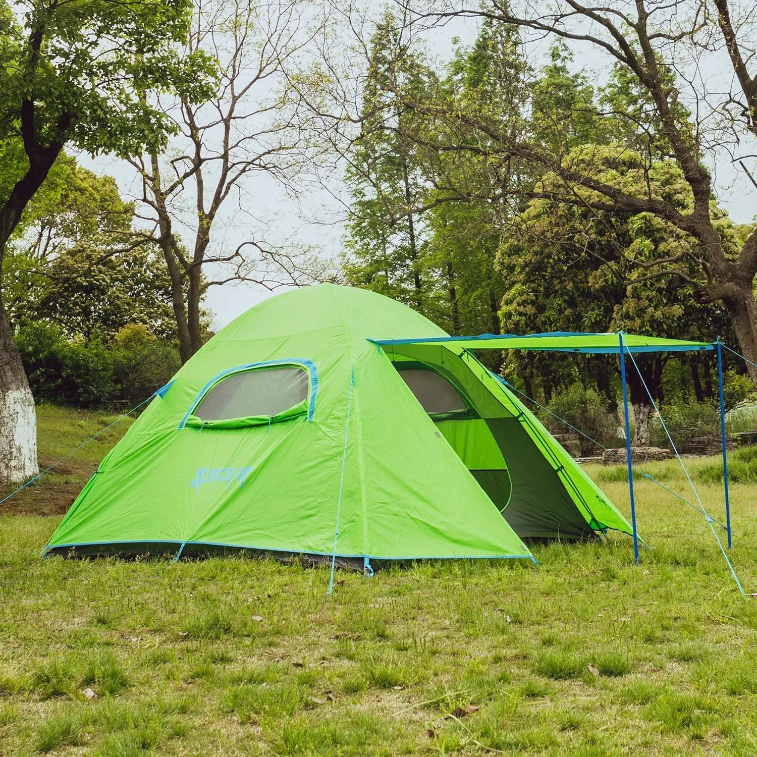 Himalaya 4 Person Camping Tent, Backpacking Tent Waterproof Windproof Lightweight Portable Easy Setup Double Layer for Outdoor Camping Hiking Mountaineering Travel