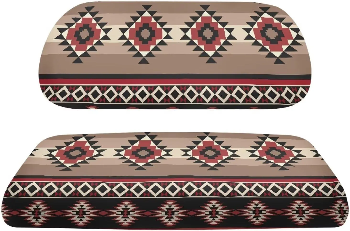 Horeset Golf Cart Front Seat Covers for Hot Weather, No Stapler Needed, Golf Cart Seat Covers Set Fit All Golf Cart Brand