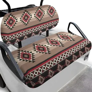 Horeset Golf Cart Front Seat Covers for Hot Weather, No Stapler Needed, Golf Cart Seat Covers Set Fit All Golf Cart Brand