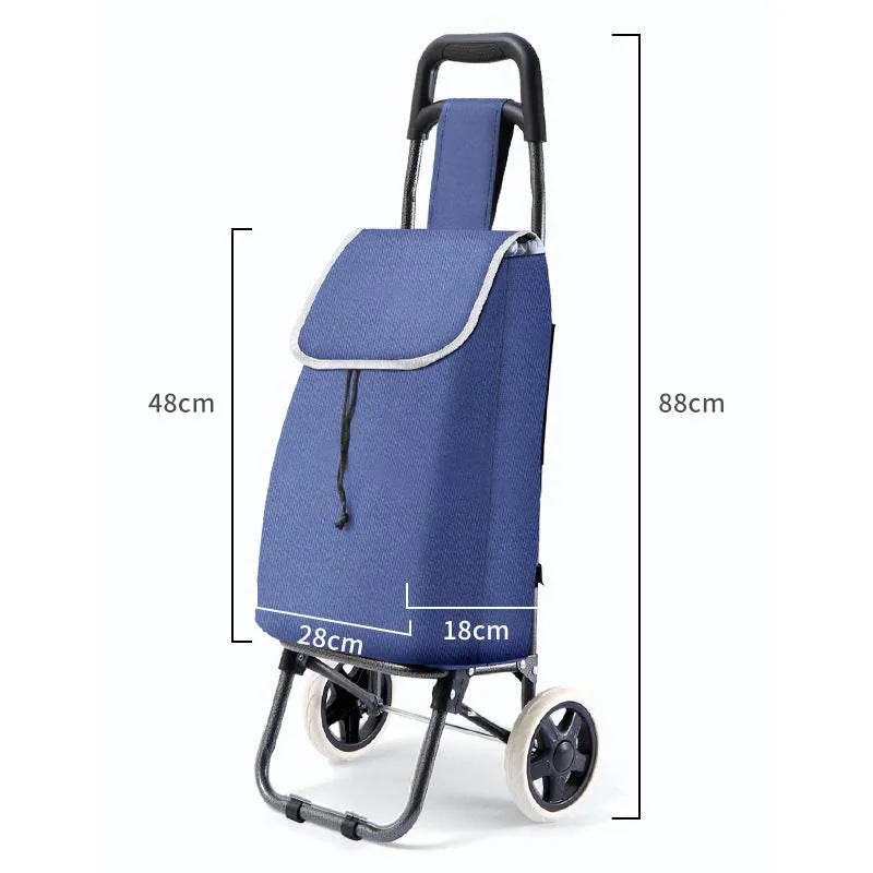 Household Shopping Cart Portable Folding Hand Pull