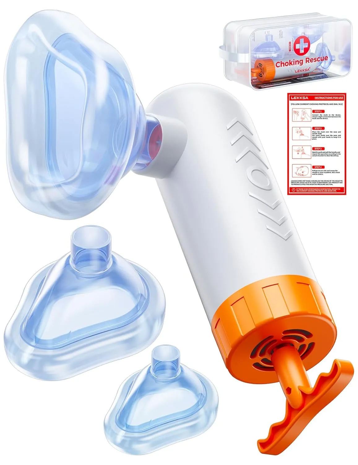 HSA,.FSA Anti Choking Device,Choking Rescue Device,Room&Wall Vacuum Powered. Portable Choking Device for Kids and Adults,Choke Rescue Device All Ages Home & Travel use