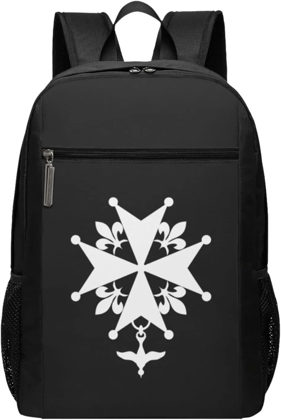 Huguenot Cross Travel Laptop Backpack, Business Anti Theft Slim Sturdy Laptops Backpacks, College Computer Bag Gift for Men & Women Fits 17 Inch Notebook,Black
