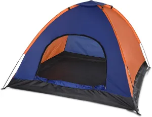 HXBER Camping Tent for 3-4 Persons Lightweight Outdoor Backpacking Tent with Rain Fly for Family Camping Hiking Beach
