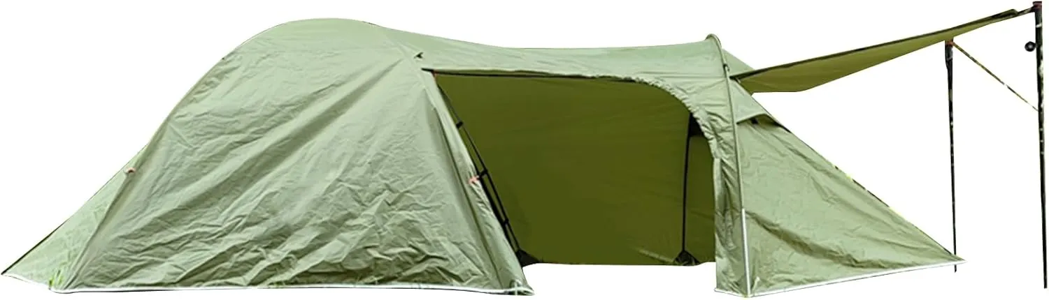 HXBER Waterproof Family Camping Tent 3 Person Light Weight Double Layer 1 Bedroom One Living Room