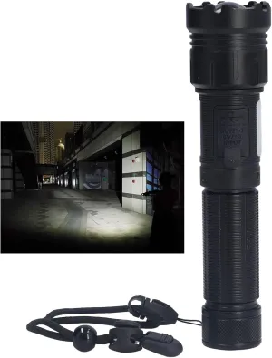 Hyuduo Super Bright Flashlight LED Camping Flashlight 5000LM Super Bright Magnetic Telescopic Zoom Flashlight LED Electric Camping Lanterns
