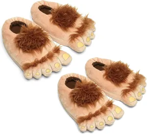 Ibeauti Couples Men/Women Hobbit Feet Slippers Family Novelty Costume Slippers
