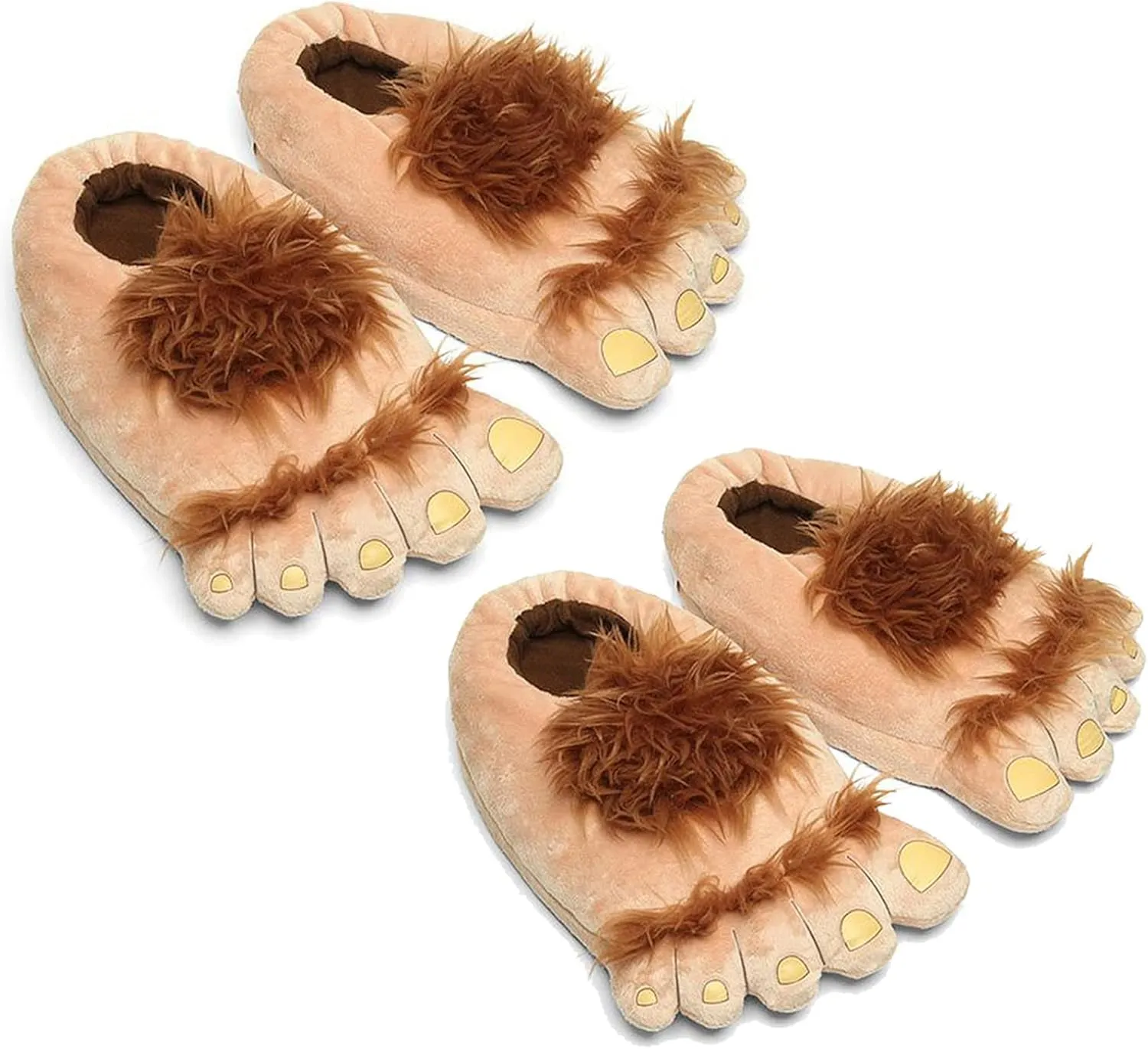 Ibeauti Couples Men/Women Hobbit Feet Slippers Family Novelty Costume Slippers