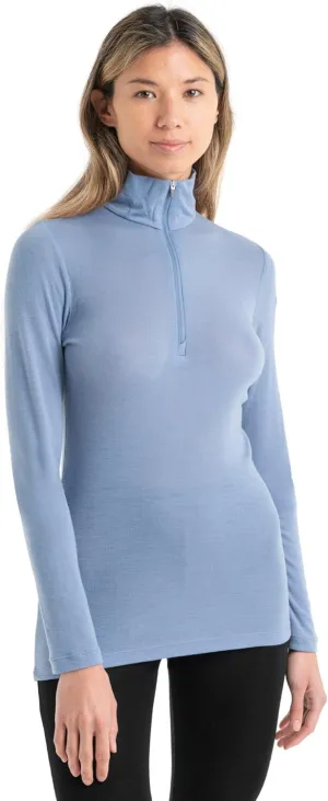 Icebreaker Merino Women's Standard 175 Everyday Cold Weather Base Layer Thermal Long Sleeve Half Zip Top