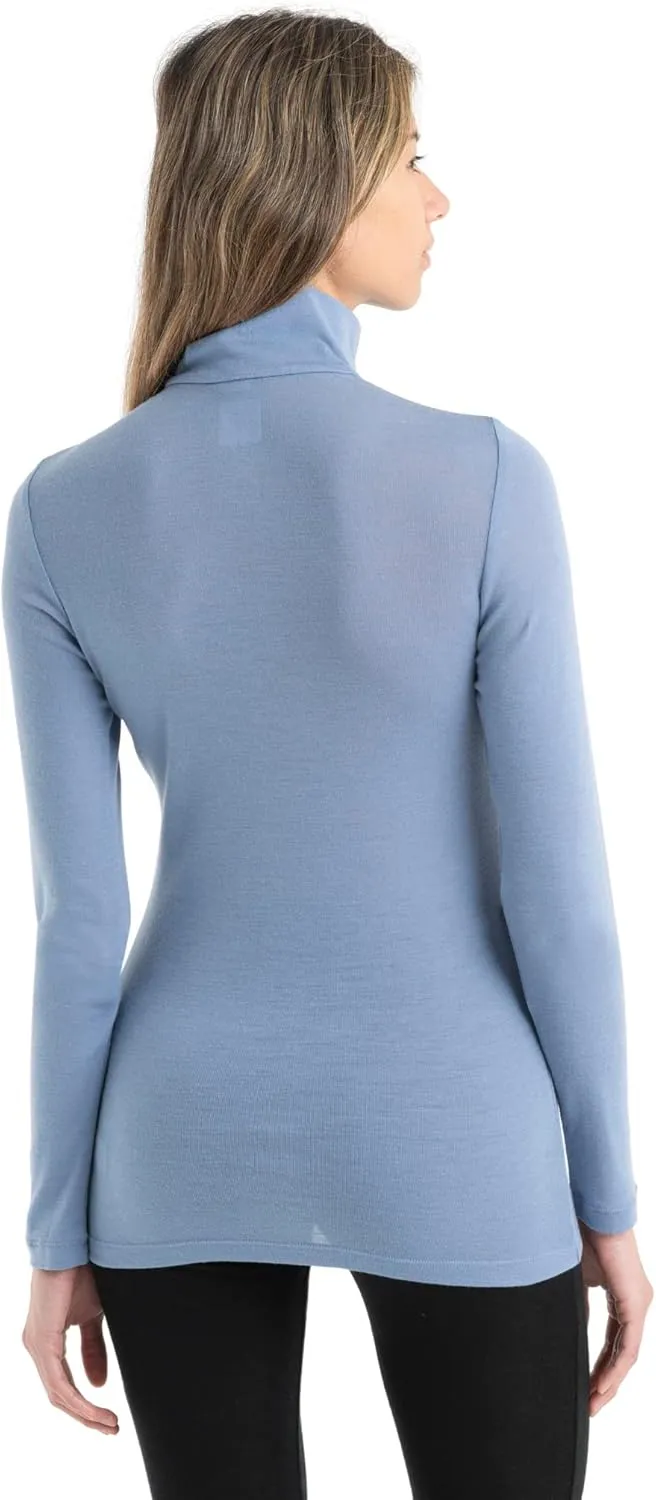 Icebreaker Merino Women's Standard 175 Everyday Cold Weather Base Layer Thermal Long Sleeve Half Zip Top