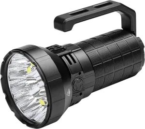 IMALENT MS12 Mini-C Rechargeable Flashlight 65000 Lumens, Tactical Flashlights, Long Range 1036 Meters Super Bright Flash Light with Handle Waterproof Led Flashlight for Emergency (MS12 MINI C)