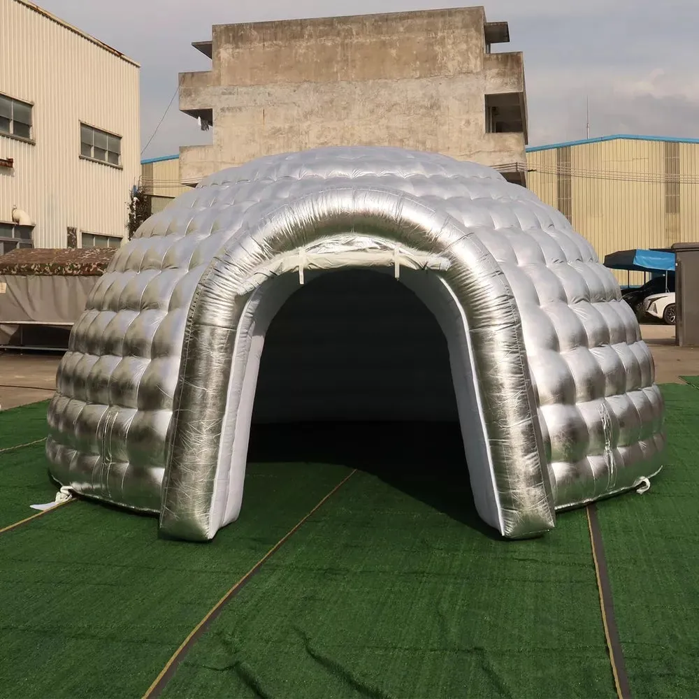 Inflatable Igloo Dome Tent with LED Light for Party or Wedding