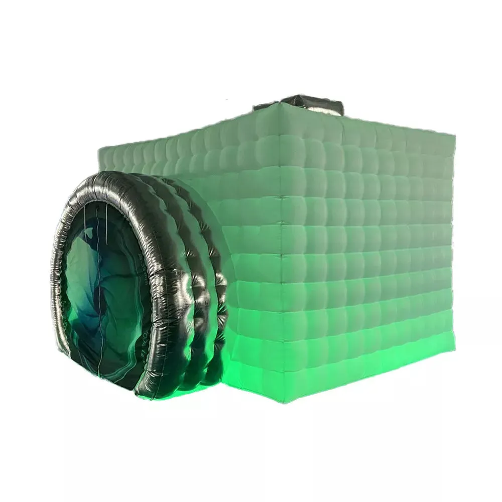Inflatable LED Photo Booth Tent with Built-in Fan & Lighting