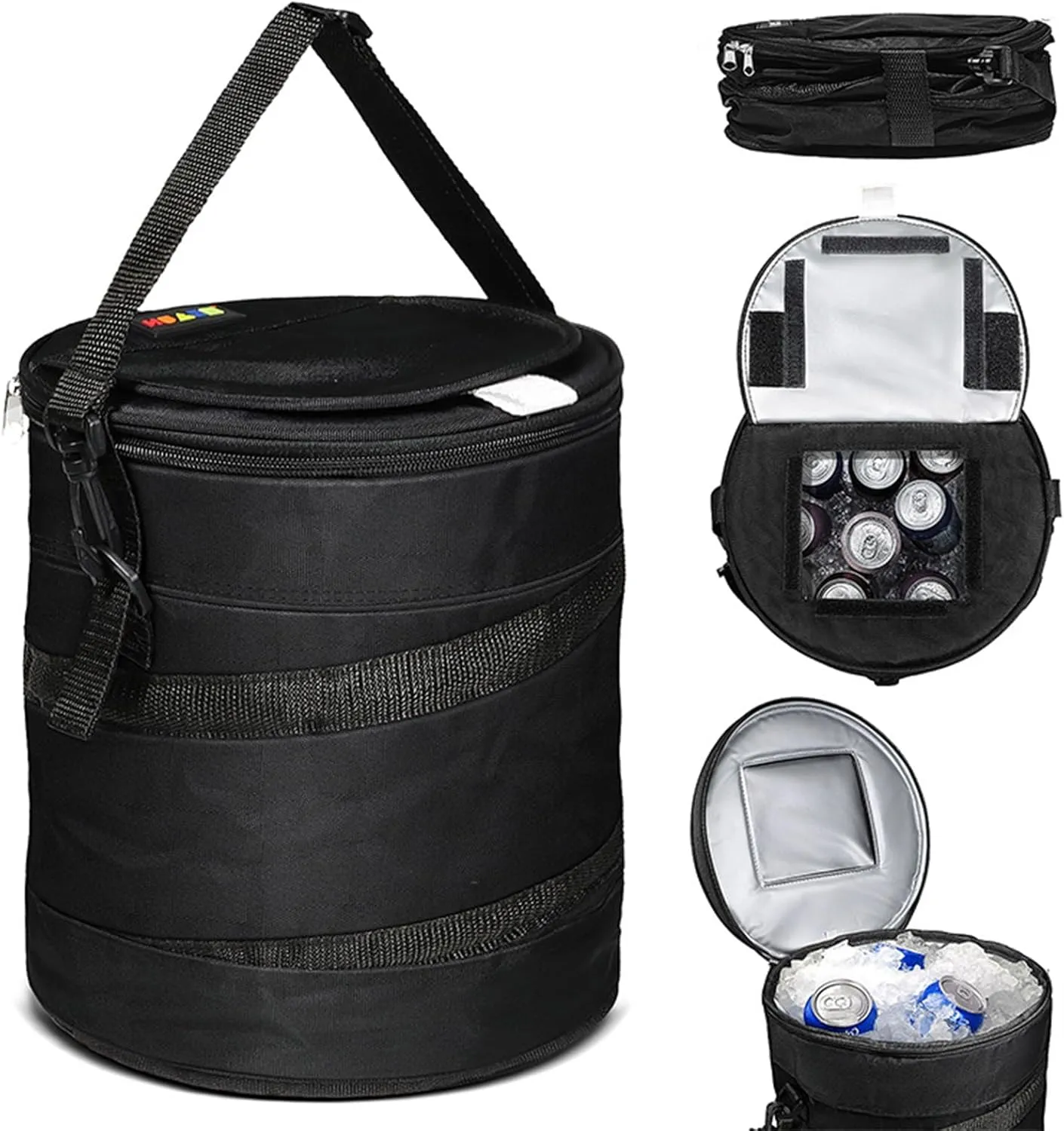 Insulated Cart Cooler Bag Foldable Cart Cooler Pouch for Outdoor Travel Hiking