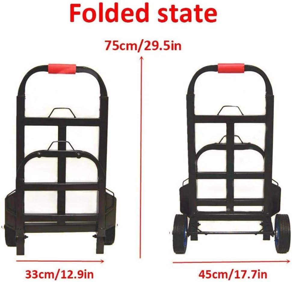Iron Foldable Foldable Eco Friendly Shopping Bag with Wheels with Anti Puncture Rubber Wheels and 150 kg Capacity Lightweight Shopping Trolley for Easy Travel and Versatile(Style #1)(Style #2)