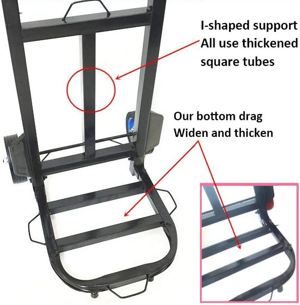Iron Foldable Foldable Eco Friendly Shopping Bag with Wheels with Anti Puncture Rubber Wheels and 150 kg Capacity Lightweight Shopping Trolley for Easy Travel and Versatile(Style #1)(Style #2)