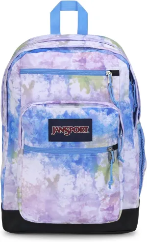 JanSport Cool Backpack with 15-inch Laptop Sleeve, Large Computer Bag Rucksack with 2 Compartments, Ergonomic Straps, Batik Wash