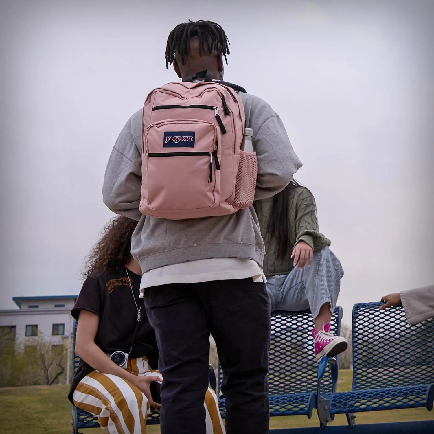 JanSport Laptop Backpack - Computer Bag with 2 Compartments, Ergonomic Shoulder Straps, 15” Laptop Sleeve, Haul Handle - Book Rucksack - Strawberry Shower
