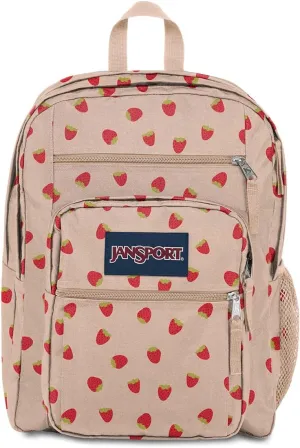 JanSport Laptop Backpack - Computer Bag with 2 Compartments, Ergonomic Shoulder Straps, 15” Laptop Sleeve, Haul Handle - Book Rucksack - Strawberry Shower