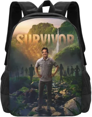 Jeff Host Probst Travel Backpack Laptop Bag Casual Daypack Double Shoulder Bags for Business Outdoor Work 15.6 Inch