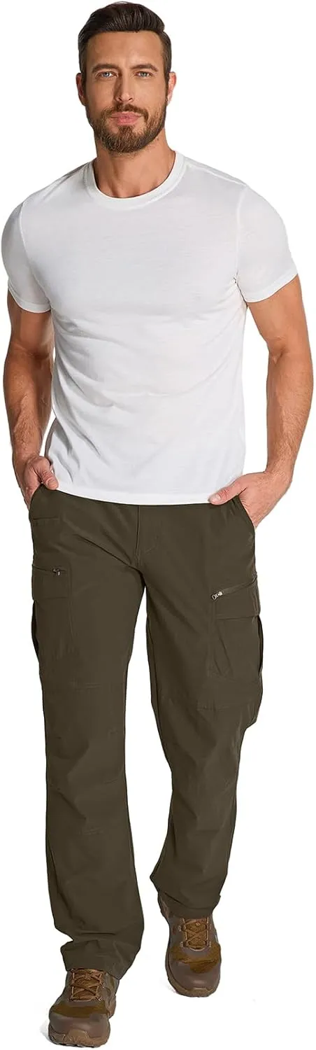 Jessie Kidden Men's Flex Stretch Tactical Pants, Water Resistant Ripstop Cargo Pants Lightweight BDU Outdoor Work Hiking