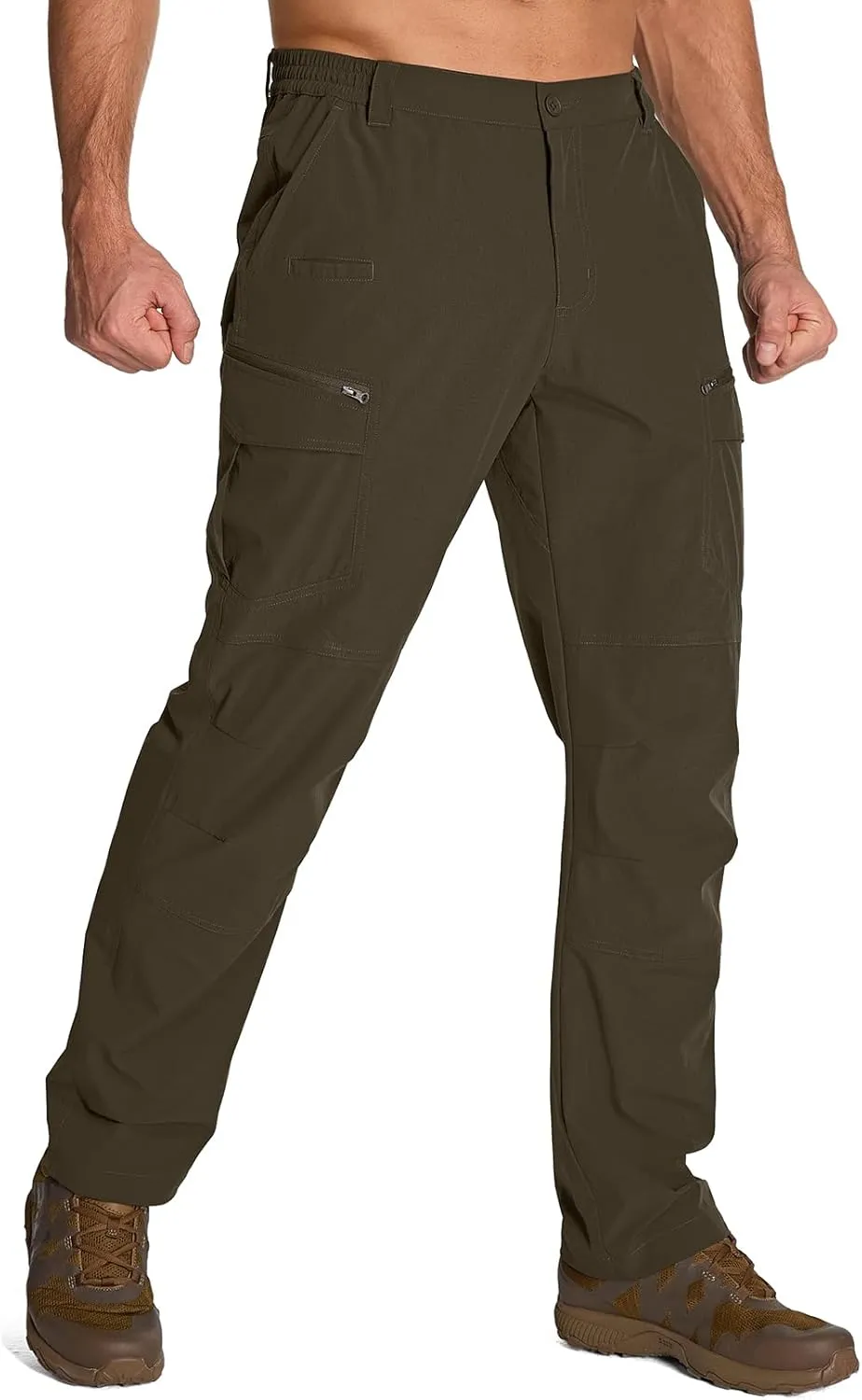 Jessie Kidden Men's Flex Stretch Tactical Pants, Water Resistant Ripstop Cargo Pants Lightweight BDU Outdoor Work Hiking