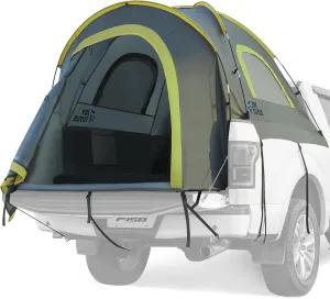 JOYTUTUS Pickup Truck Tent 6.0ft, Waterproof PU2000mm Double Layer for 2 Person, Portable Truck Bed Tent with Rainfly - Green, Aluminum Pole